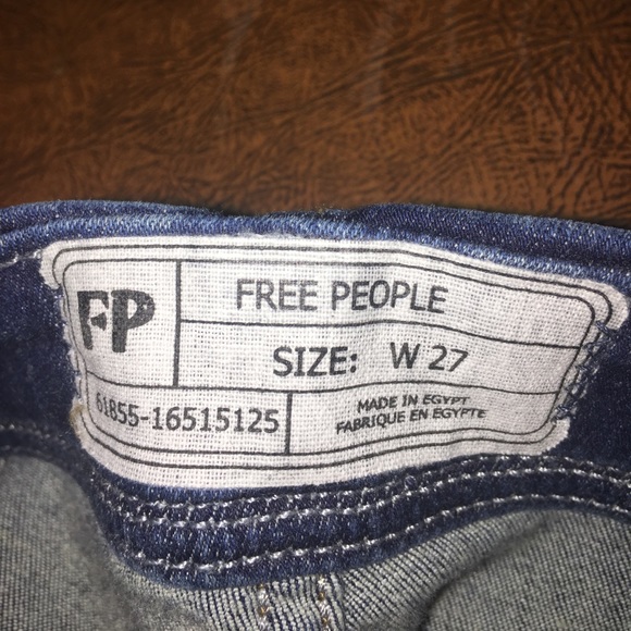 Free People High Waist Jean Jegging Size 27 - Picture 6 of 7